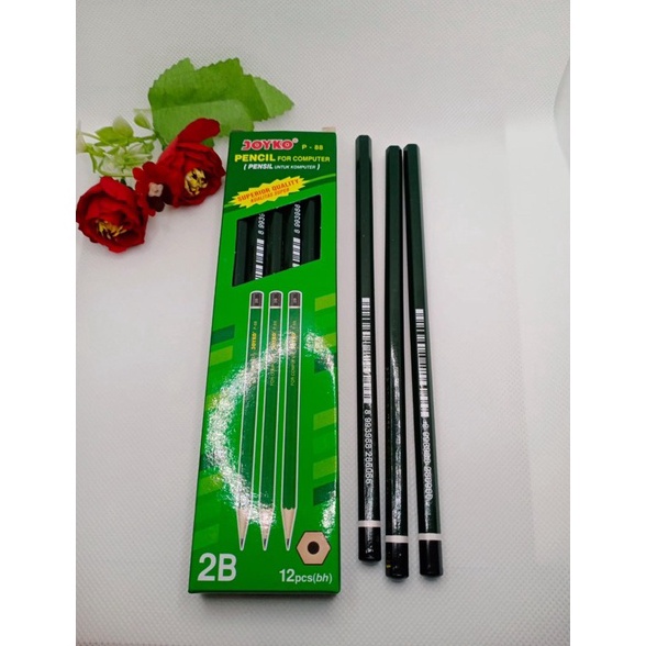 

irae -80 Pensil 2B Joyko isi 12 pcs Pensil Joyco 2B Original 304