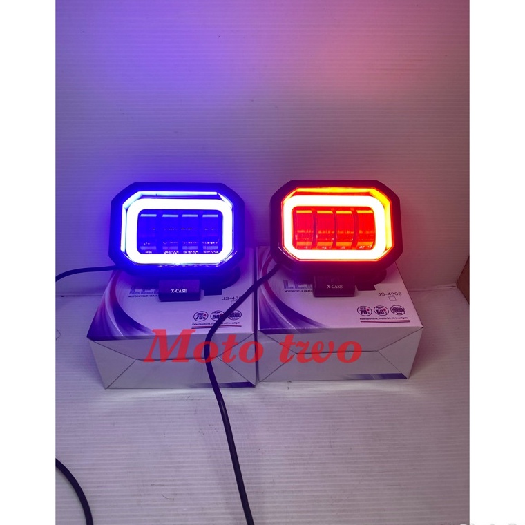 ➼ Lampu Tembak Daymaker Mini Kotak 4Mata 40Watt 6D ✧ ★★★