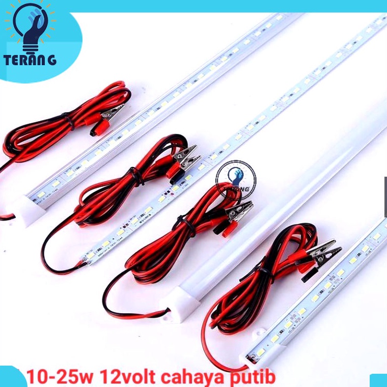 NBM-80 Lampu Neon TL Led DC 12V-10w - 25 Watt lampu DC 12v aki Scrooling