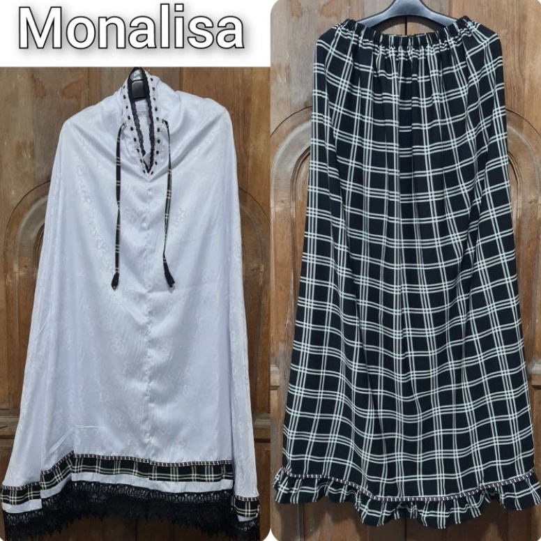 Paling Diminati Mukena Santri / Mukena Mutiara Monalisa Renda Hitam Terbaru