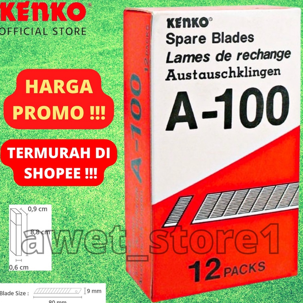 

RTG-70 Isi Cutter Mini / Kecil KENKO A 100 (per Pack isi 12 tube) 68
