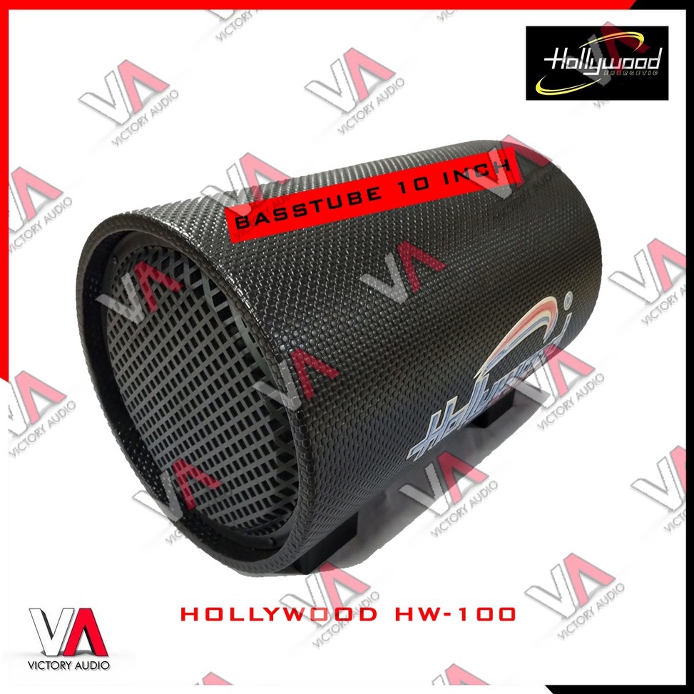 BIG SALE Basstube Hollywood Audio HW-100 10 Inch Bass Tube Subwoofer Aktif BassBox Tabung Bass Box B