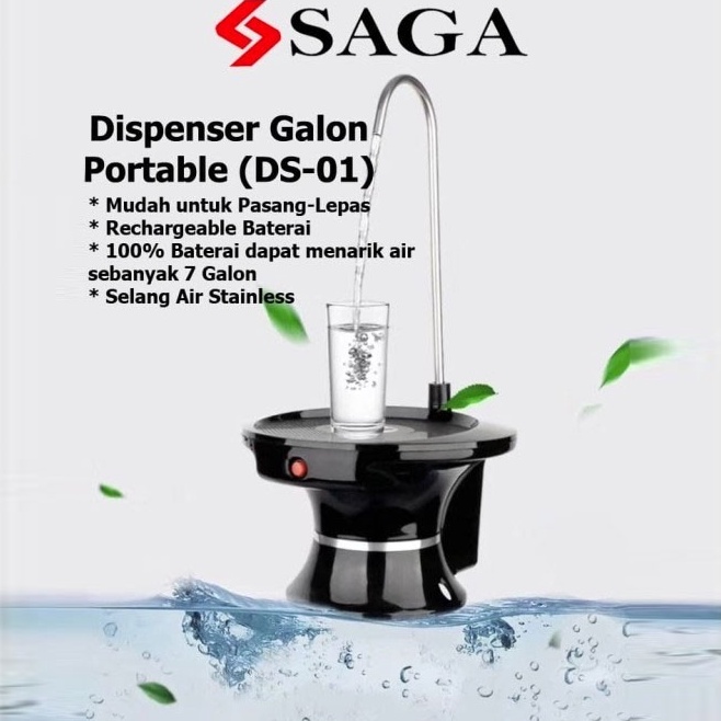 Murah Banget SAGA Pompa Galon Otomatis / Pompa Galon / Pompa Air Elektrik / Pompa Air Galon Otomatis