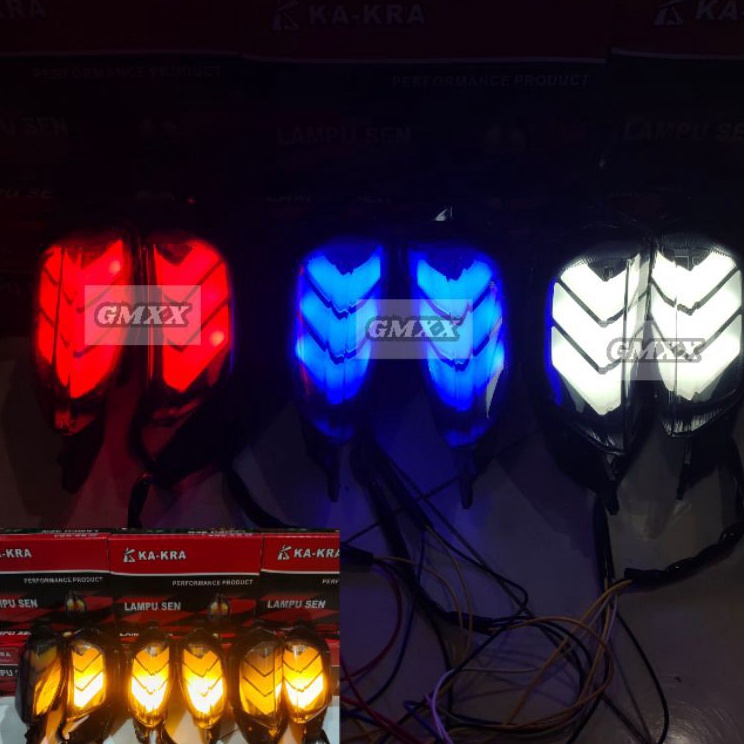 - Lampu sein sen depan LED Variasi motor Yamaha Nmax new 2020-2021 running dan kedip, sein Nmax, sen