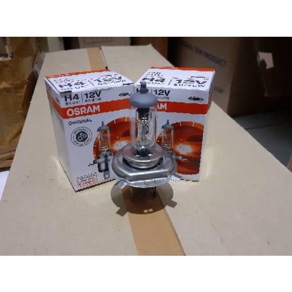 ✯Slb Lampu Mobil/Bohlam Osram Halogen H4 12v 60/55W Asli m Produk Premium Laris.