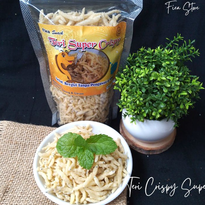 

JDDX4553 9.9 BRANDS FESTIVAL TERI CRISPY SUPER 100 GRAM || Teri Medan Crispy Tanpa Pengawet dan Tanpa MSG/ Cemilan MPASI