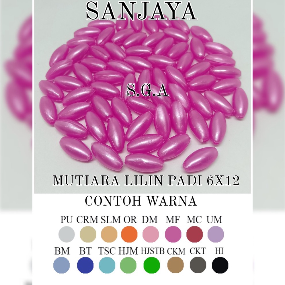 STOK TERBARU MANIK LILIN / MOTE LILIN / MANIK PADI / MOTE PADI / MANIK LILIN PADI / MUTIARA LILIN PA