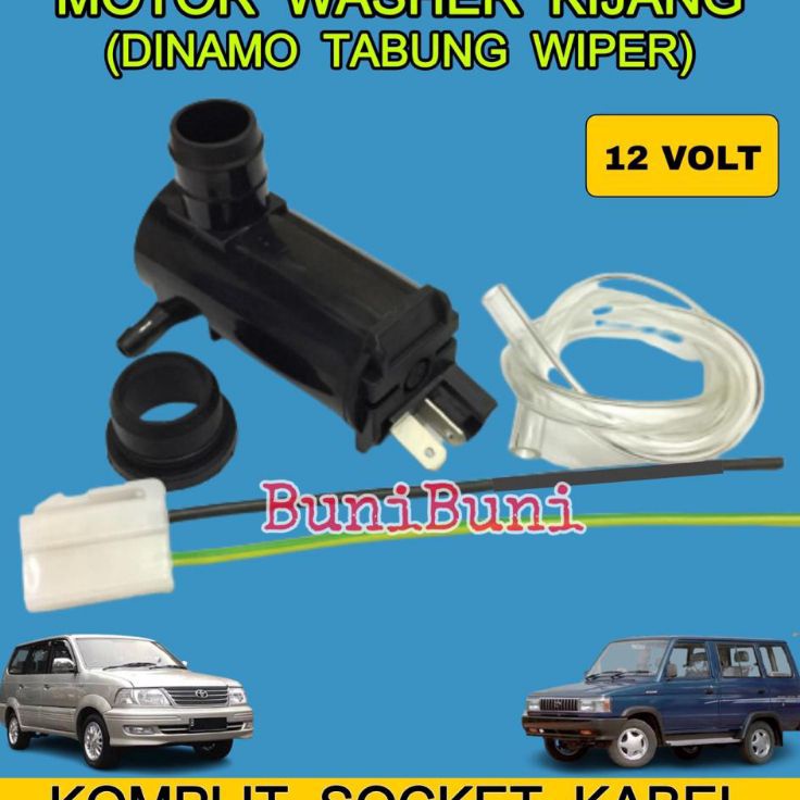 ★★ PRD MOTOR WASHER Dinamo Air Wiper Mobil KIJANG Lama / SUPER 5K Grand Rover / Kapsul 7K EFI Kompli