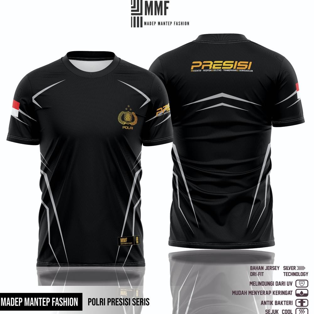 UDI009 Kaos Dryfit POLRI PRESISI Terbaru Kaos Jersey FullPrinting POLISI POLRI Terbaru - JERSEY POLR