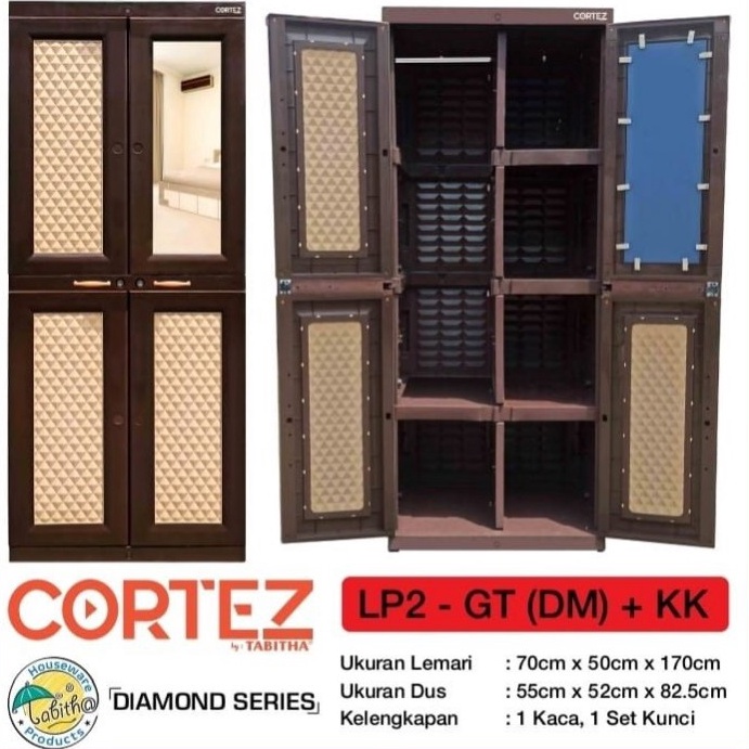 More Info HereOo5O9 JUMBO - LEMARI PAKAIAN PLASTIK GANTUNGAN RAK TABITHA CORTEZ LEMARI GANTUNG