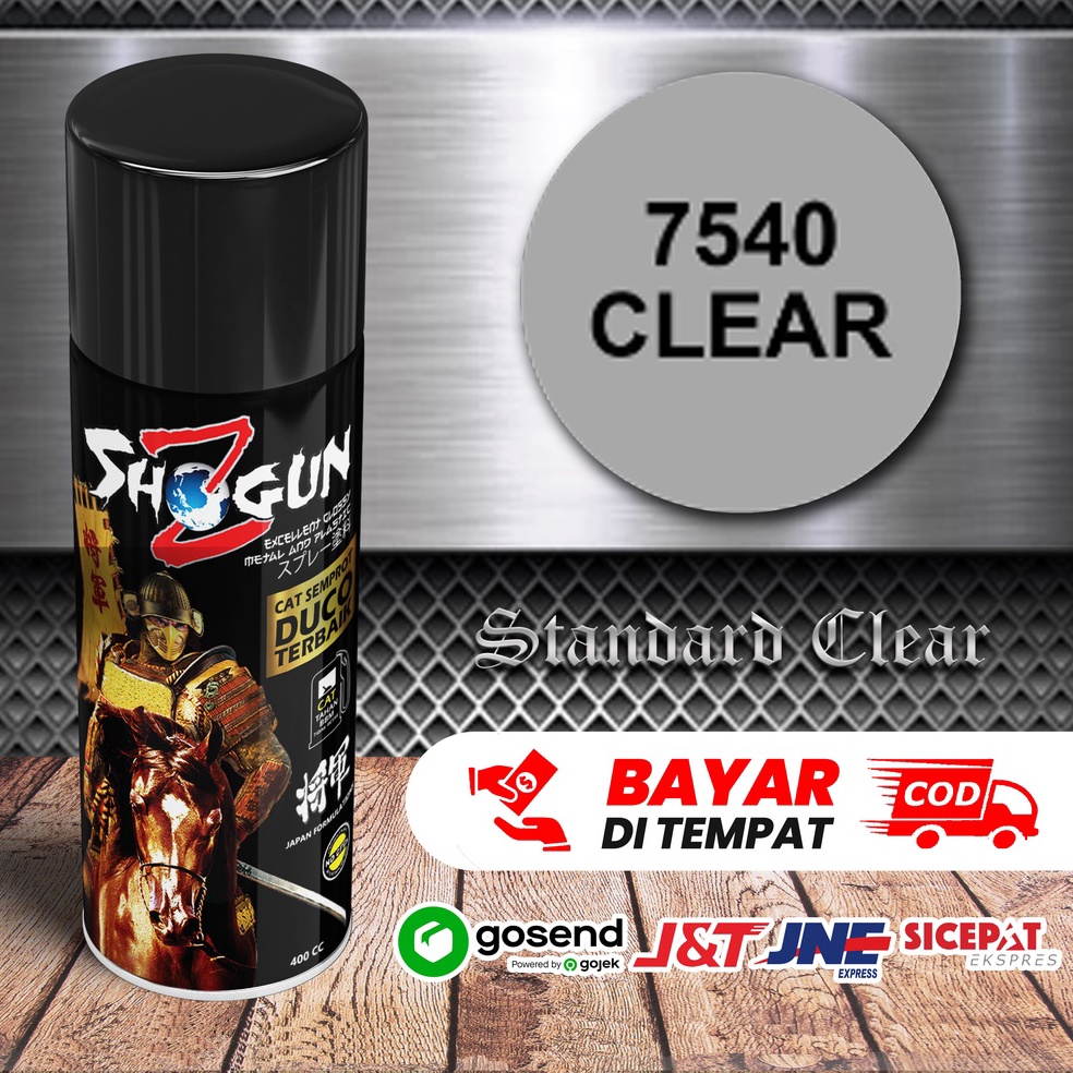 

[MHF] Shogun Z Clear Gloss 7540 - Cat Semprot Pernis Transparan Vernish Glossy Mengkilap lf8yu