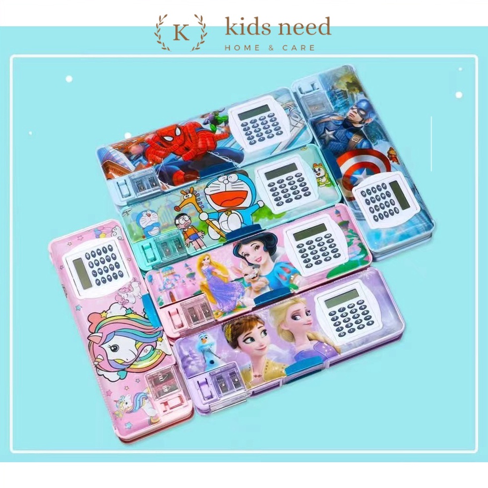 

[PROMO NGK7] Kotak Pensil Magnet Kalkulator / Tempat Pensil Karakter Calculator/Pensil Box Lucu Super Murah