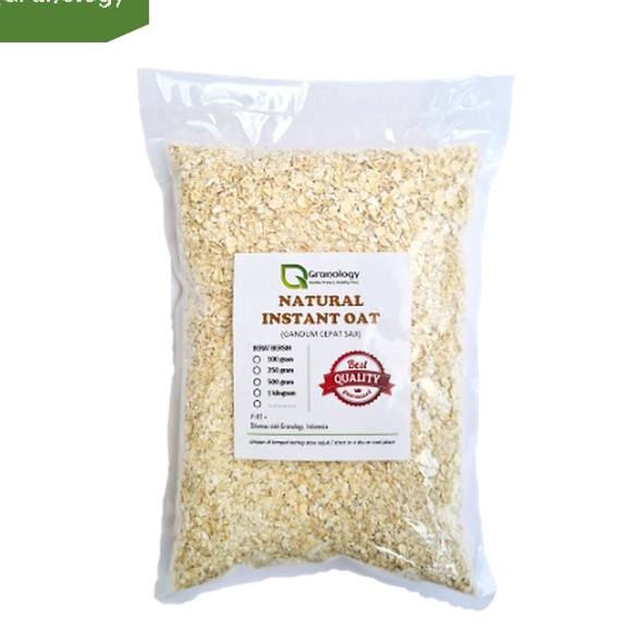 

TWNN8708 Terlaku.../ Instant Oat / Quick Oat / Oat Cepat Saji (1 kilogram) by Granology
