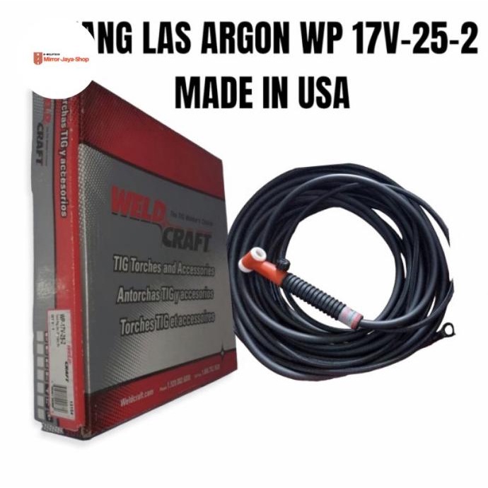 Tig torch WELDCRAFT Wp-17V-25-2 USA | Stang las argon Wp 17 Weldcraft