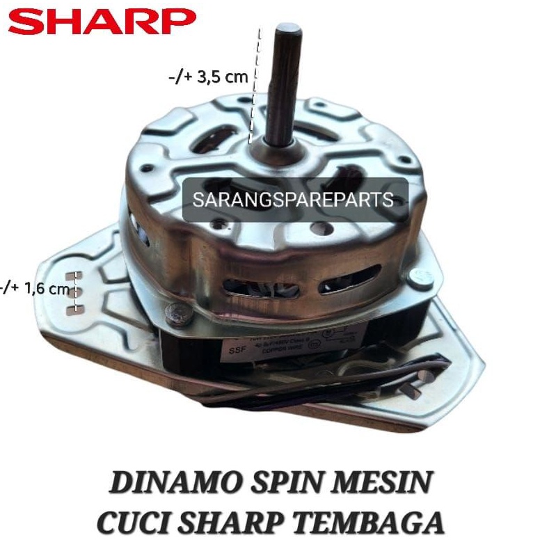 TERBARU DINAMO SPIN SHARP MESIN CUCI / MOTOR PENGERING MESIN CUCI SHARP