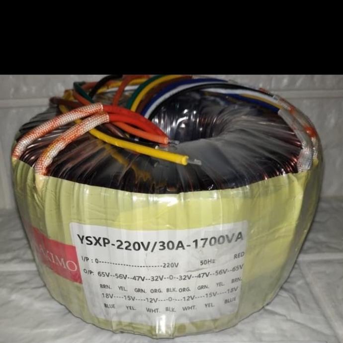 travo trafo donat toroid 30a 30ampere 30 ampere 65v 65volt 65 volt ct