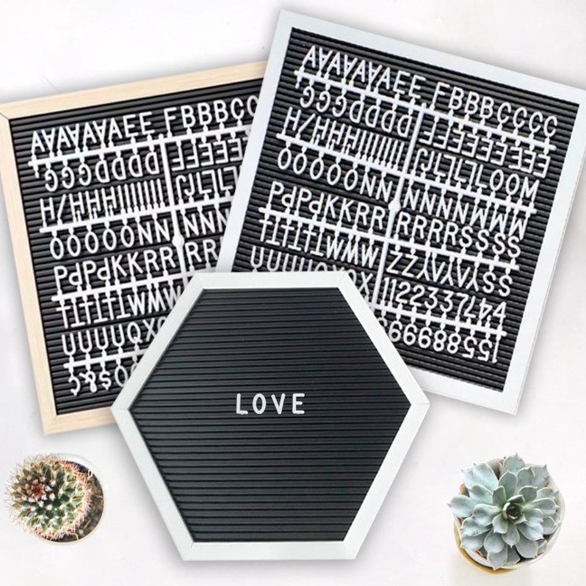 

(OW㊚/V✯> [1 Pcs] Letter Board / Papan Tulis Tempel / Papan Huruf & Angka / Papan Nama Bayi / Papan Huruf 25x25- terrviral!