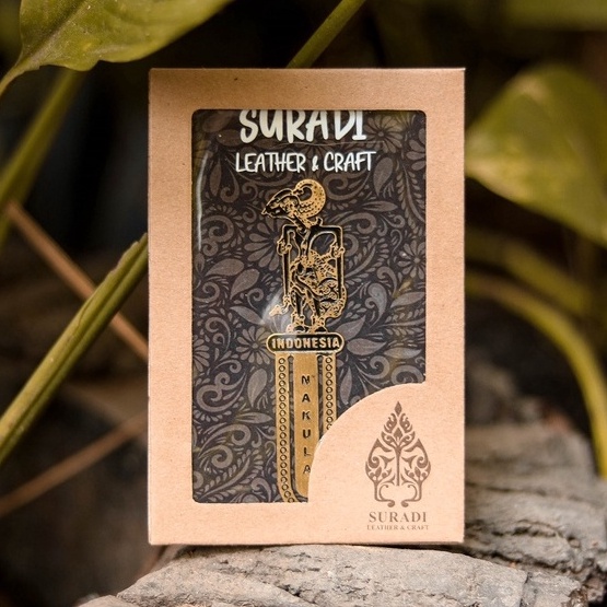 

abds -26 Pembatas Buku Logam Kuningan Edisi Tokoh Wayang 212