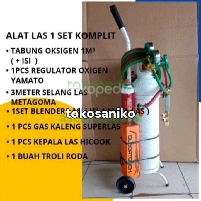 alat las oksigen set