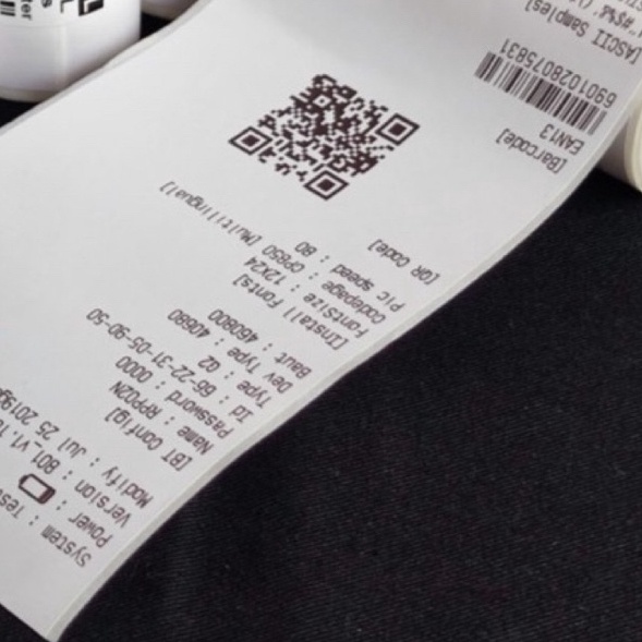 

✰Produk➽ KERTAS THERMAL LABEL STIKER CONTINUOUS 80 x 15 METER Ada Gap Mudah Kupas 096 ↑