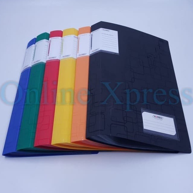 

↕Diskon❊➵ Map Plastik / Dokumen Keeper / Clear Holder F4 Folio 40 Lembar Hombo Q83