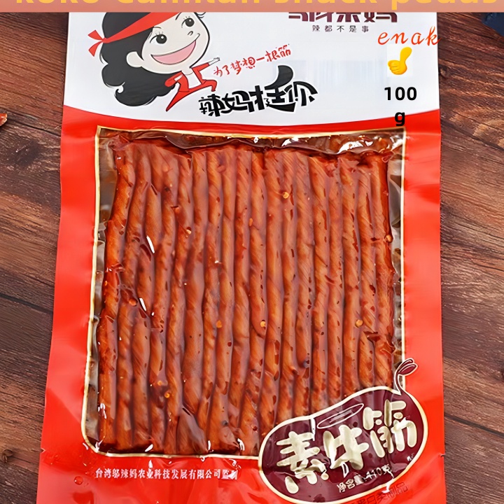 

NZYH9091 9.9 BRANDS FESTIVAL [HALAL]WULAMA Gluten spicy-Camilan pedas halal-Snack vegetarian latiao 100g