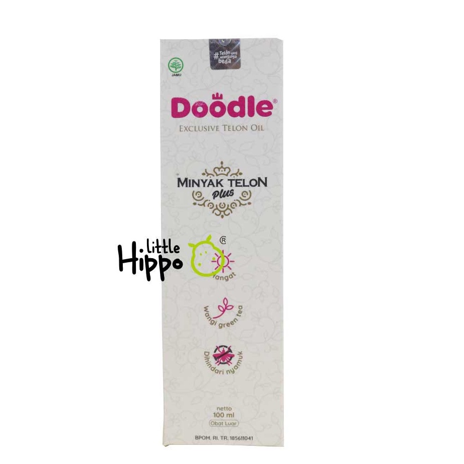 Grosir MINYAK TELON DOODLE ( Wangi GREEN TEA ) Exclusive Telon Oil Anti Nyamuk Doodle 100ml Doodle 6