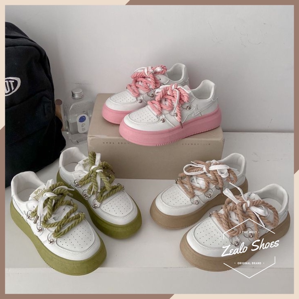 Stok Terbatas Zealo.Shoes 243 SEPATU SNEAKERS WANITA KOREA IMPORT SPORT SHOES