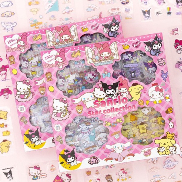 

[CODE BARANG 512UWJ] Stiker Sanrio 100 Pcs Sticker Journal Kuromi Cinnamoroll Melody Termurah Grosir Jakarta Ready Stok QSG