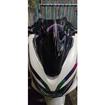 REKOMENDASI Windshield winsil Honda PCX 150 Tameng kaca depan Visor Pcx 150 MHR lokal