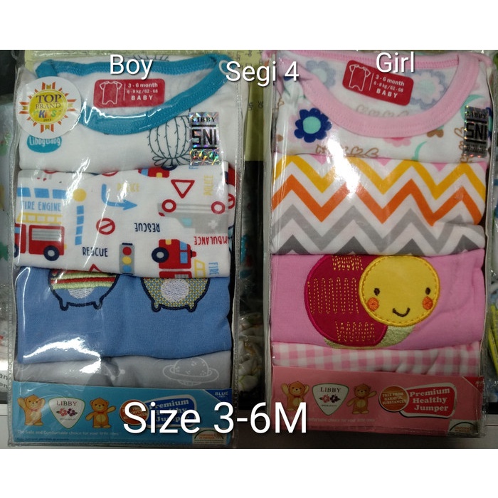 Jumper Libby Segi Empat 4 Pakaian Bayi Libby