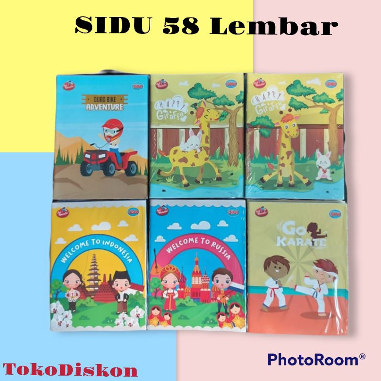 

Edisi Mewah BUKU TULIS | SIDU 58 lembar // Buku Tulis Termurah Weekday