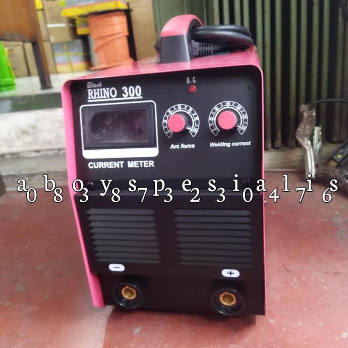 Mesin Las-Travo Las Inverter Las BLACK RHINO MMA 300 IGBT 2000 Watt 1