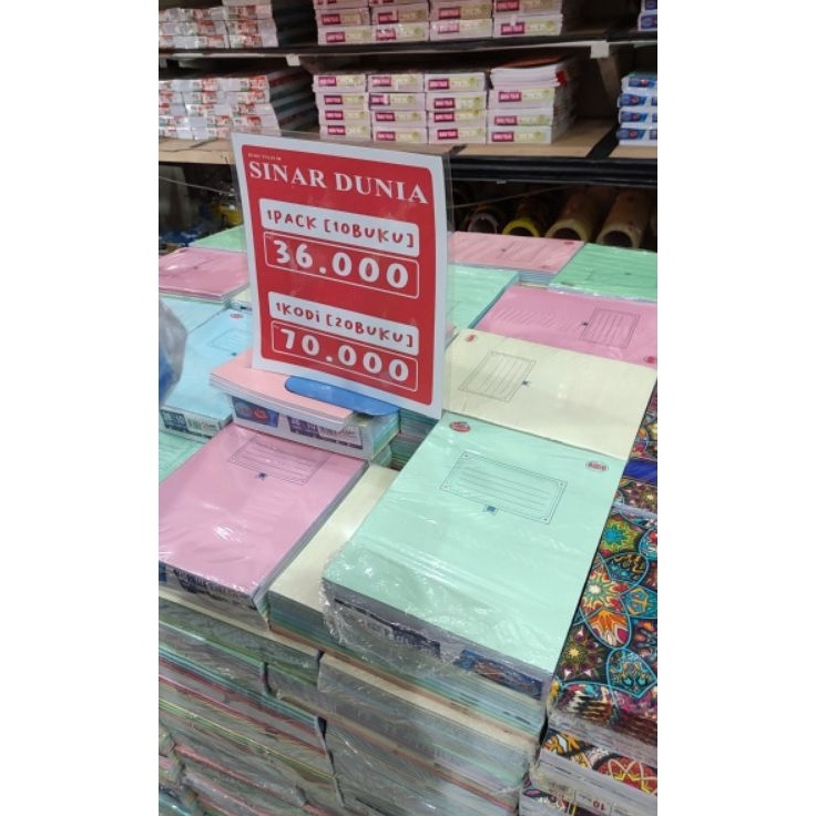 

←Terupdate✼➮ Buku Tulis Sinar Dunia Polos Isi 38Lembar L36 ☍