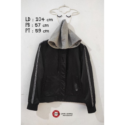 Hoodie Jacket Disney Hitam Second
