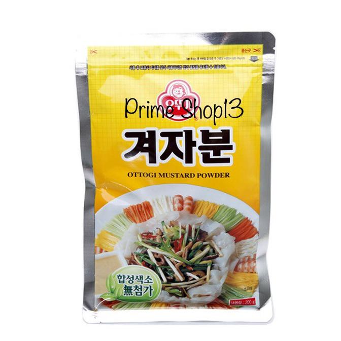 

Ottogi Mustard Powder Yellow Sauce 200gr - bumbu mustard korea spicy