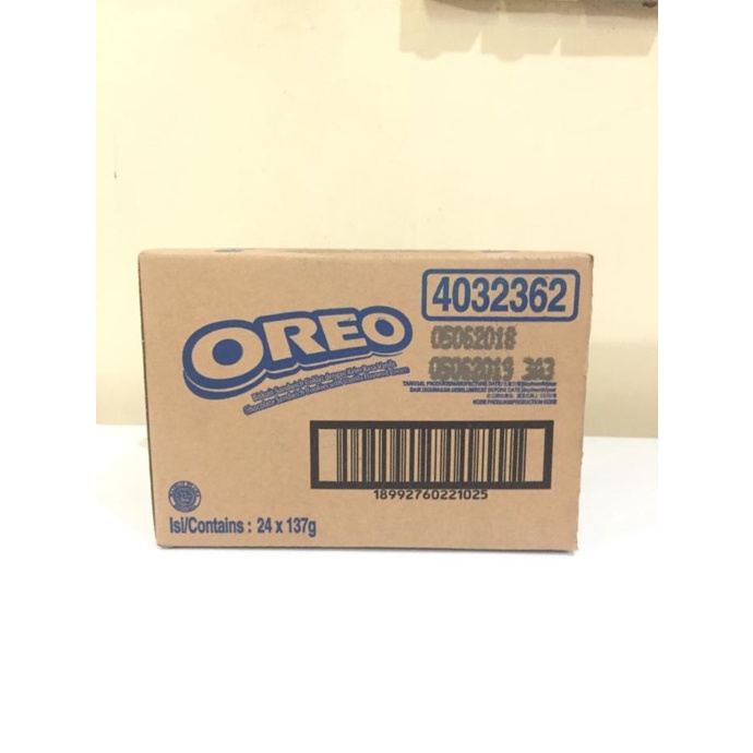 

Oreo Vanilla 137gr / Oreo roll 137gr kartonan (24 rolls)