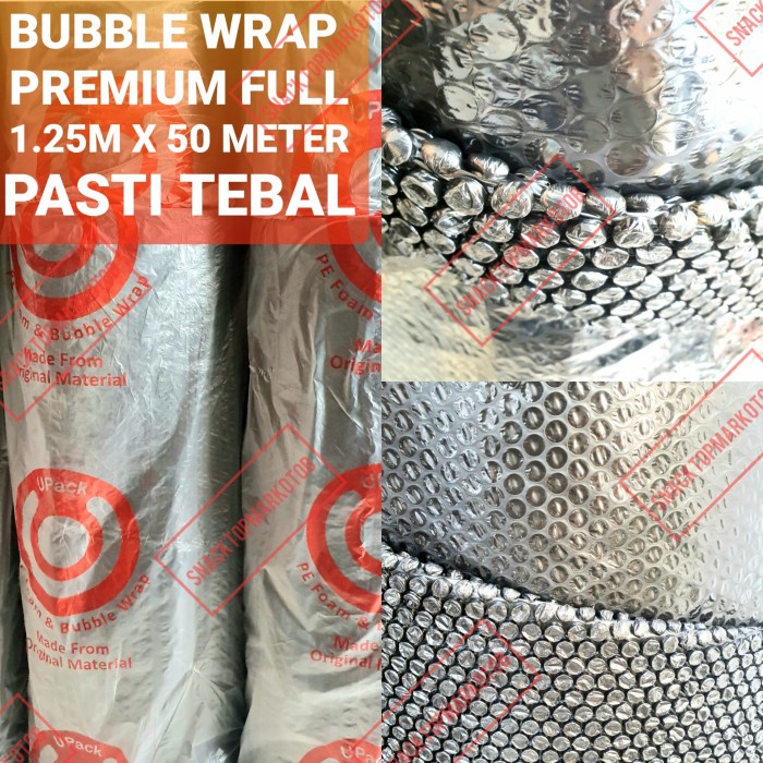 

Bestseller Bubble Wrap Hitam Murah Premium Quality 125Cm X 50M