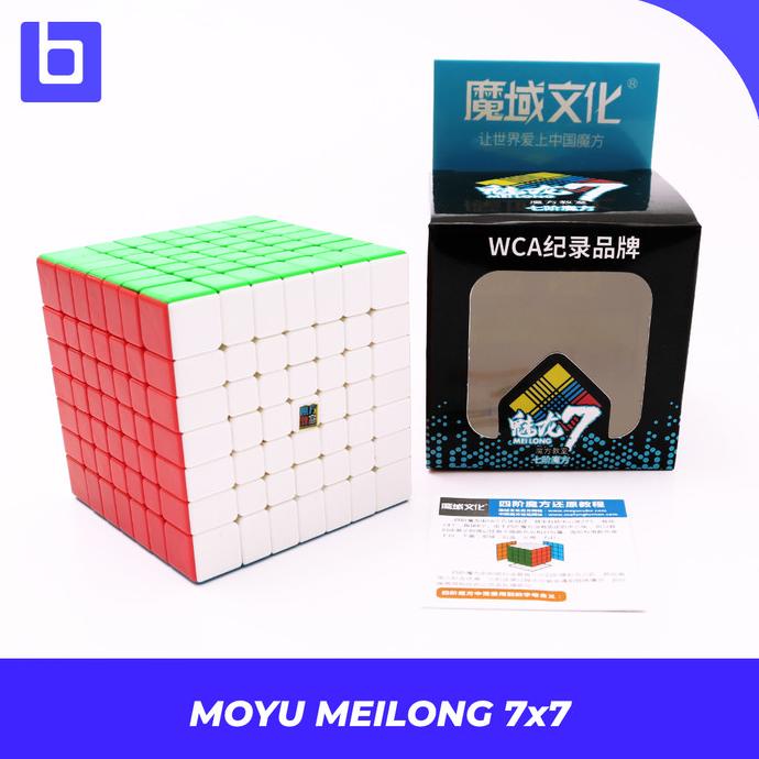 Rubik 7x7 Moyu MF Meilong 7x7 Stickerless Original