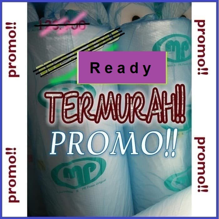 

Bestseller Bubble Wrap Bening Mp Mulia Pack 50M X 125Cm Bubblewrap Tebal Bandung