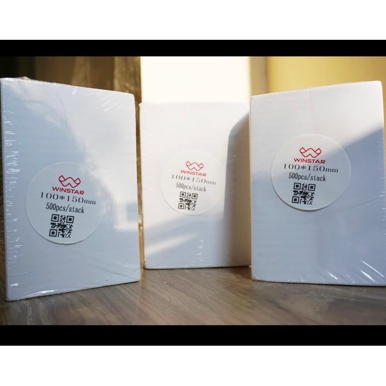 

Termurah Label Sticker Thermal Lipat 100 X 150 Barcode 100X150 Ukuran A6 Bisa Cod