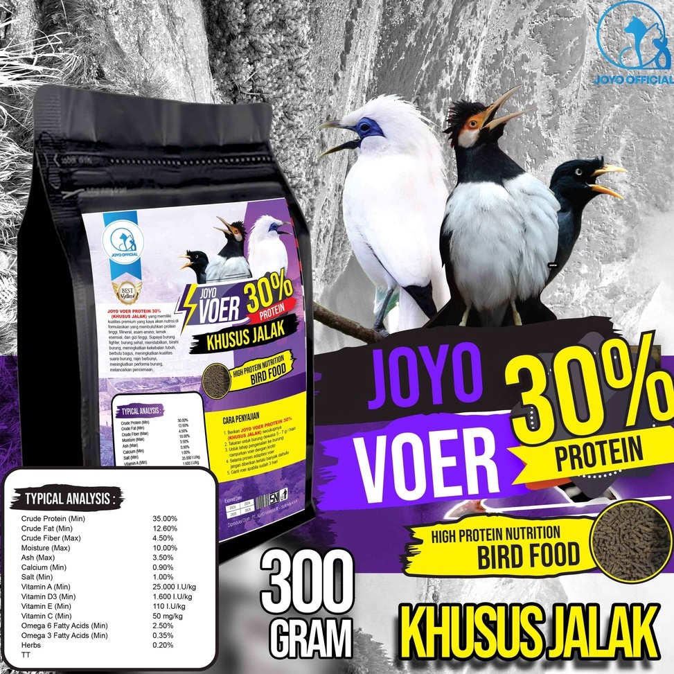 ❅Murah Banget✥➨ Voer burung Jalak|Voer protein 30%/15gr|Voer nutrisi komplit|Voer harian Jalak|Joyo 