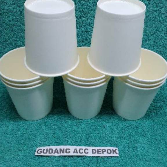 ✸Seller✳➻ Paper Cup 6,5 Oz Polos Gelas Kopi Gelas Kertas Kopi 6.5oz Motif Coffe Corn Jagung Jasuke C