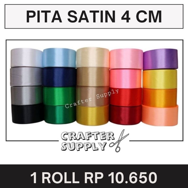

Berkualitas PITA SATIN 1,5 INCH (LEBAR 4 CM) PER ROLL Terhitz