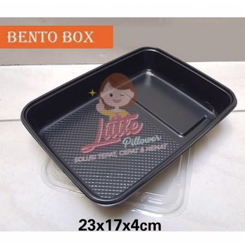(ISI 50pcs - BENTO TANPA SEKAT) Tray Mika Bento Tanpa Sekat/Box Bento/Mika Lunch Box/Mika Bento