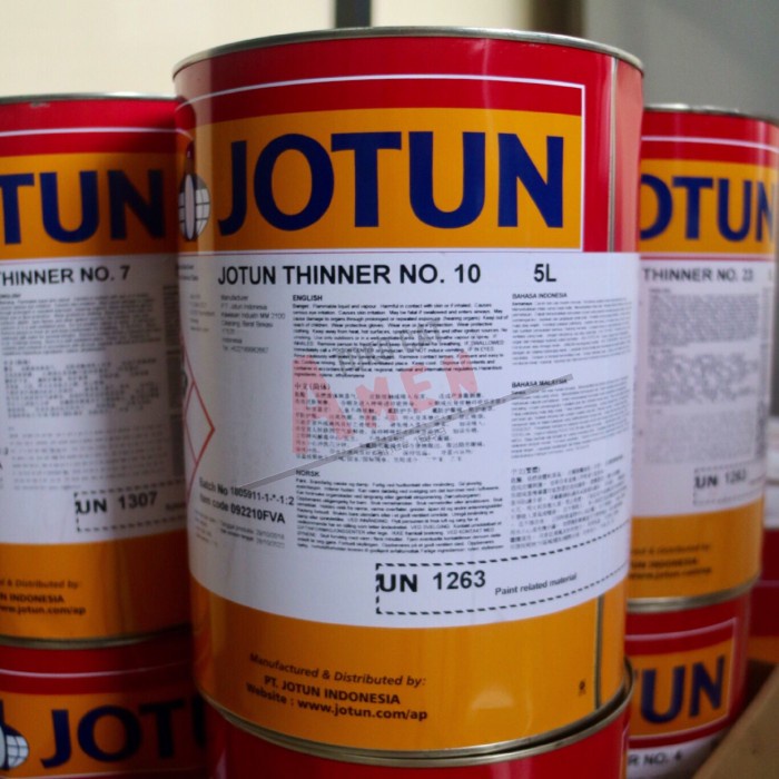 Jotun Thinner No.10 5Lt / Pengencer Cat Pu (Hardtop / Futura) Bestseller Thinner