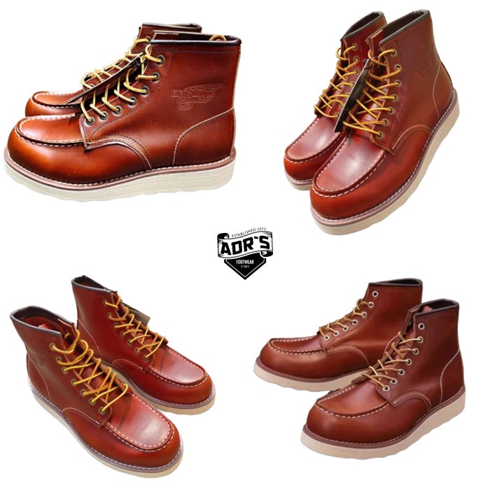 Sepatu Boots Redwings Moctoe Oro Russet 875 Brown