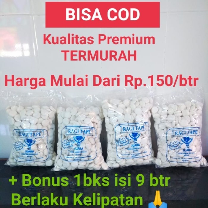 

Hariya Sale Ragi Tape Juara Kualitas Premium Harga Termurah