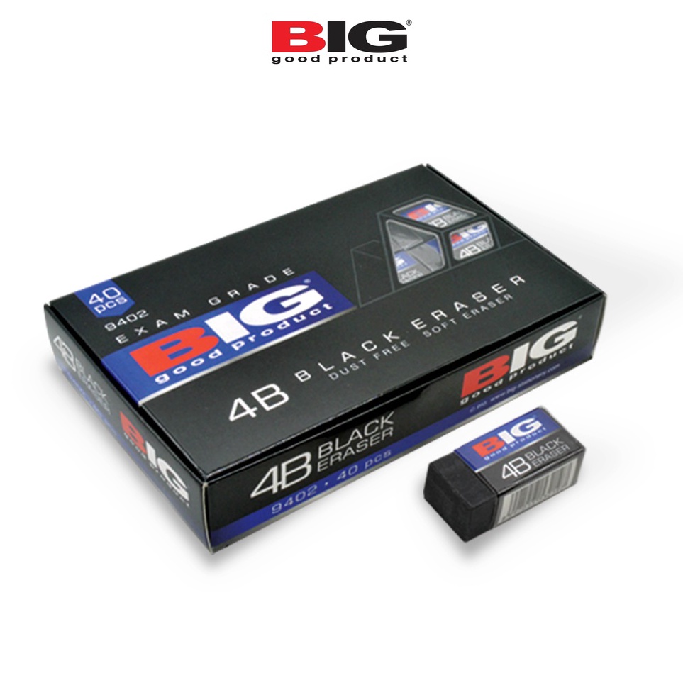

Pasti Murah❆↔ 40 Pcs BIG Penghapus / Eraser Pensil Hitam Kecil Dust Free ER-9402 H95