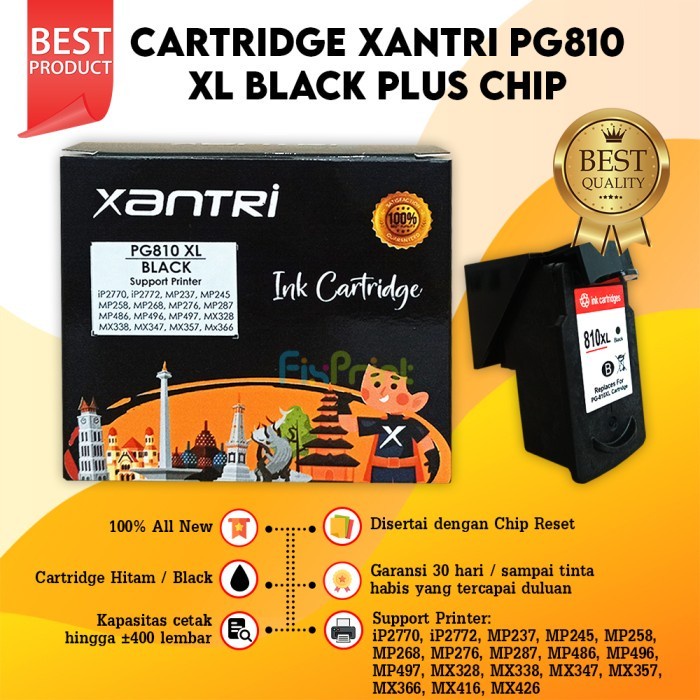 best seller cartridge canon 810 xl + 811 xl 1set ink canon ip2770, ip2772, mp237